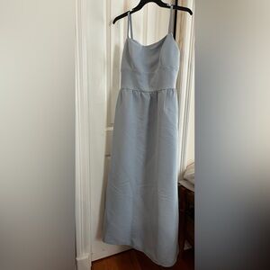 Amsale Light Blue Formal Prom Dress